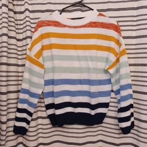 Mutli color sweater, small